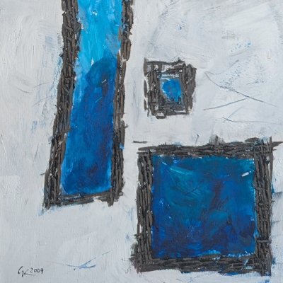 Spiegel in blau